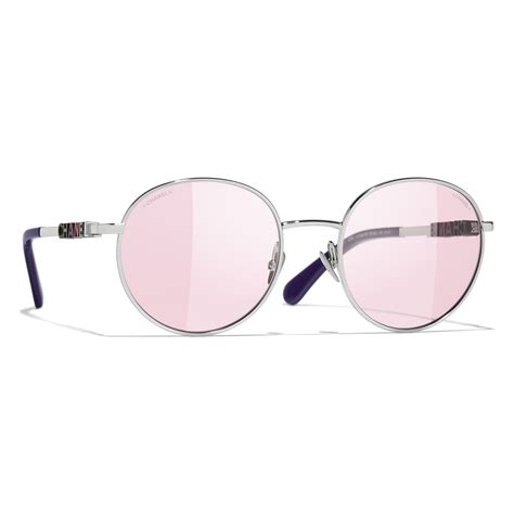 Chanel Pantos Sunglasses CH4282 53 Pink & Silver Sunglasses .